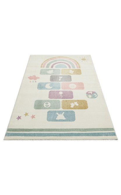 Kids KDS 25 Pastel - Yumuşak Dokulu Hav Toz Vermez Çocuk Halısı
