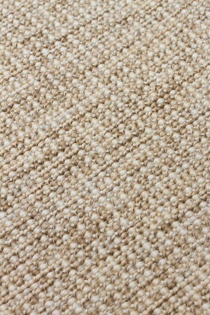 VENTURA SISAL VNT 2703 L.Bej BDR Bej  İç ve Dış Mekan Kullanımına Uygun Hav Vermeyen Kolay Temizlenebilir Bordürlü Sisal Görünümlü Halı
