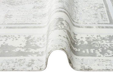 ST 17 SILVER XW  - SATEEN - Hav Toz Vermez Yıkanabilir Kaymaz İnce Dokuma Modern Halı 