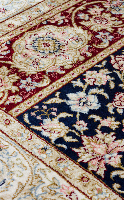 Isfahan Seccade ISF SCD 01 Kırmızı - Viskon Klasik Desenli Seccade Sık Dokuma Seccade