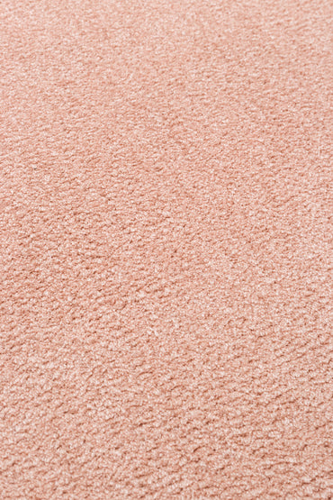 Zen Amorf 03 Pembe Özel Şekilli Kesim Yumuşak Tuşeli Sıkı Dokuma Makine Halısı