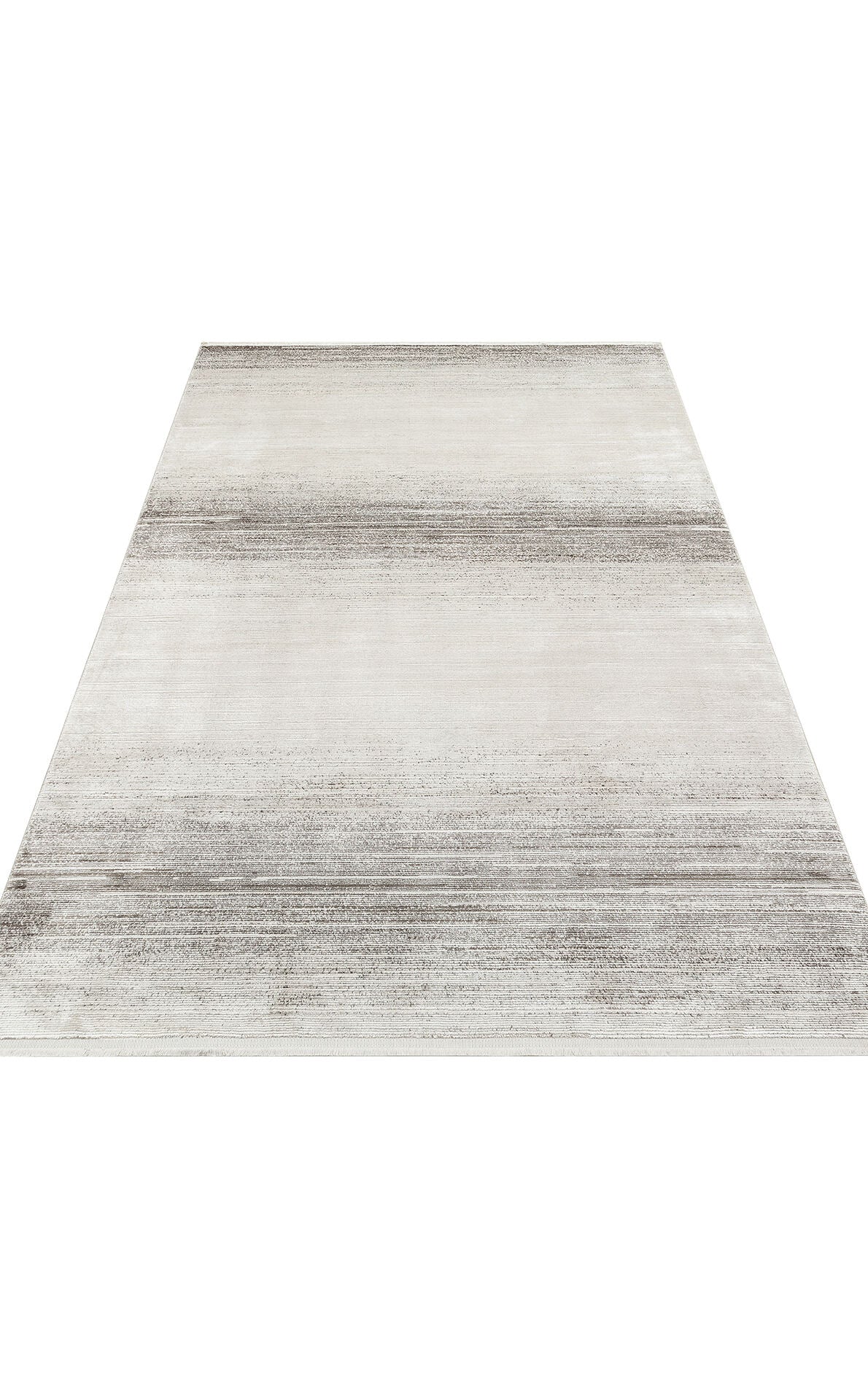 RM 01 CREAM GREY  - ROMA - Viskon ve Polyester ile Üretilen Şık Salon Halısı