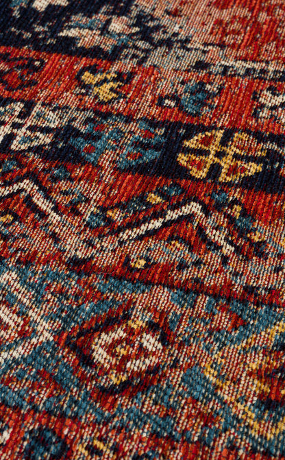 Anadolu Kilim AND 04 MULTY - Yıkanabilir Kaymaz Kilim | Anadolu Desen Kilim