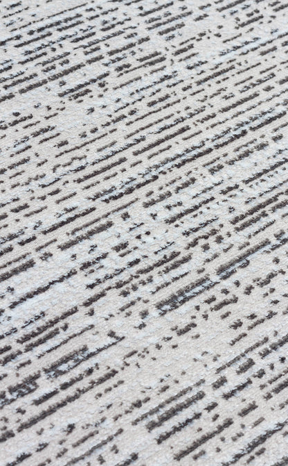ST 101 D.GREY XW  - SATEEN - Hav Toz Vermez Yıkanabilir Kaymaz İnce Dokuma Modern Halı 