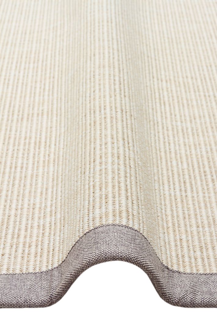 Ventura Sisal VNT 2706 Krem BRD Gri - Jüt Görünümlü Modern Sisal Halı –Yıkanabilir ve Kaymaz Tabanlı