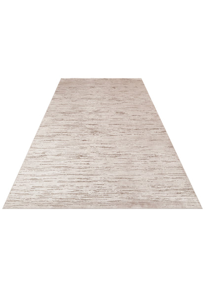 Sıerra SSR 01 Stone - Yüksek-Alçak Oyma Dokulu Sık Dokuma Modern Viskon Salon Halısı – İnce Havlı