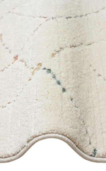 PCL 05 CREAM MULTY  - PICCOLO - Pastel Renkli Hav ve Toz Vermeyen Çocuk Halısı