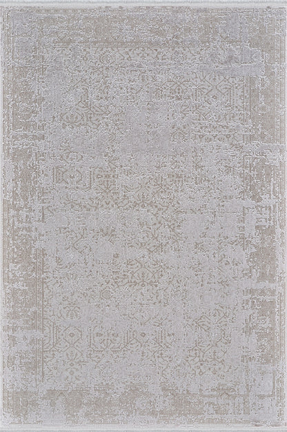 Rüya UR038C Yumuşak Dokulu Eskitme Vintage Desenli Sık Dokuma Akrilik Salon Halısı Yeni Ürün