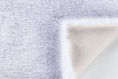 Reiki Beyaz - Kalın Peluş Halı | Yıkanabilir Süet Tabanlı