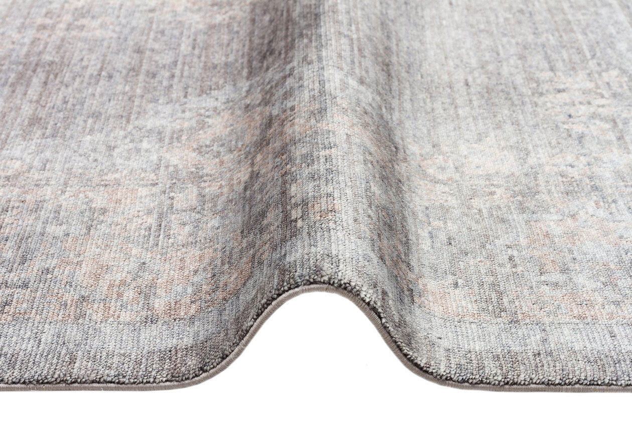TF 04 D.GREY BRONZE  - TAFTAN - Pakistan Overdyed Tarzı Özel Hav Vermeyen ve El Emeği ile Özel Tezgahlarda Üretilen Uşak Halısı 