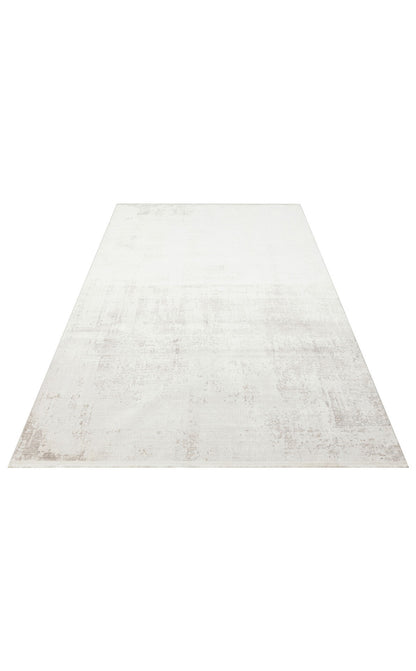 ST 106 CREAM BEIGE  - SATEEN - Yıkanabilir Kaymaz Tabanlı Hav Vermez Sık Dokuma Modern Halı