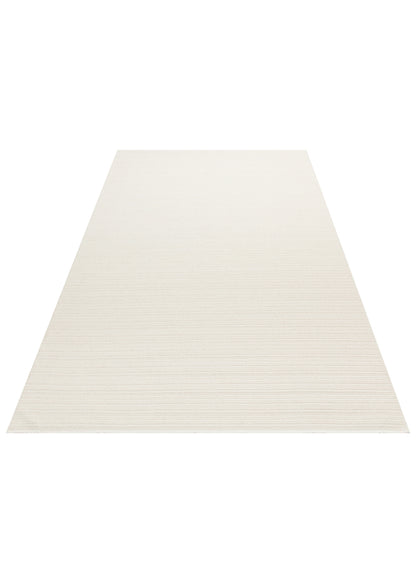 MONO LOOP 03 Beyaz XW Bukleli Sisal Dokuma Yıkanabilir Kaymaz Tabanlı Kolay Temizlenebilir Makine Halısı