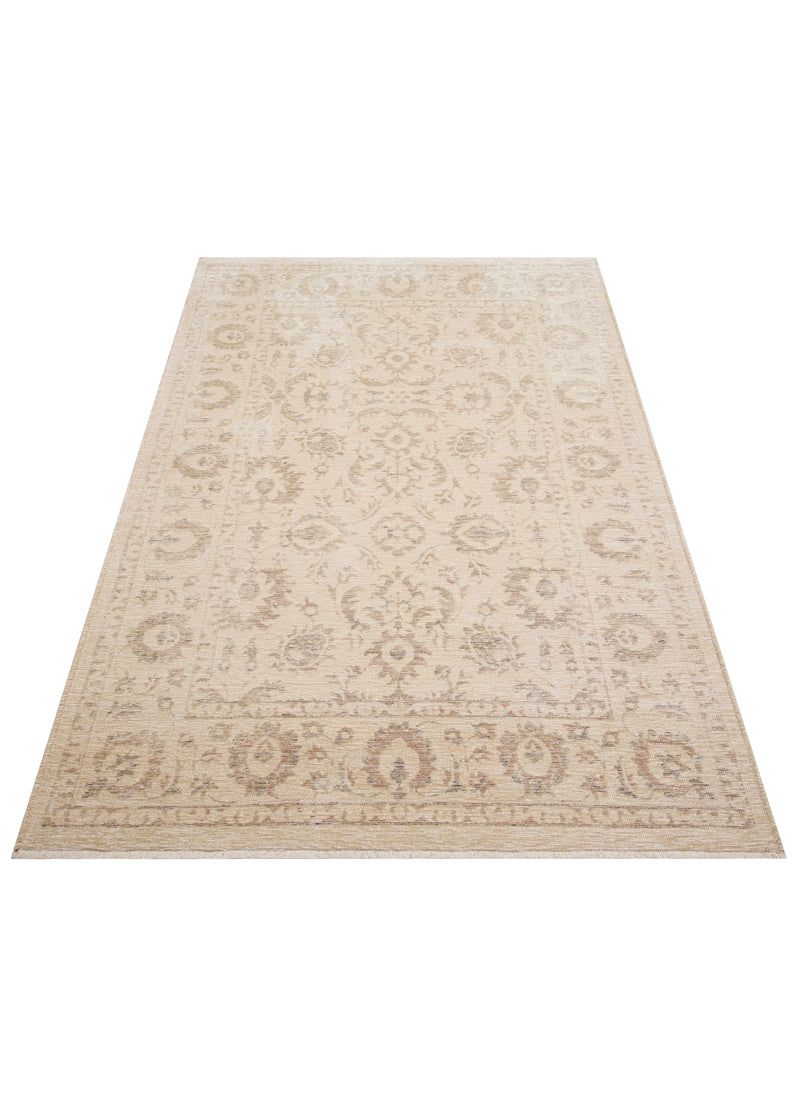 Liza LIZ 03 Bej XW- Düz Pamuk Dokulu Kilim Kaymaz Tabanlı, Yıkanabilir, Uzun Ömürlü Kilim