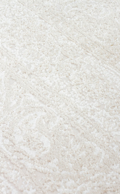 PDN 01 BEIGE  - PADONA - Extra Yumuşak Dokulu Sık Dokuma Modern Desenlere Sahip Şık Salon Halısı