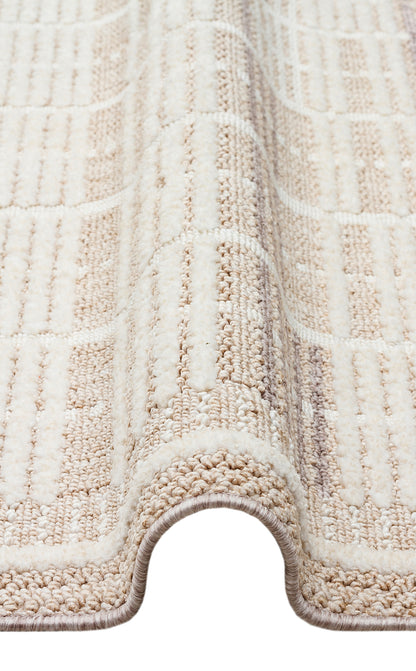 JOY 04 BEIGE GREY  - JOY - Hav Toz Vermeyen Yumuşak dokulu Modern Makine Halısı