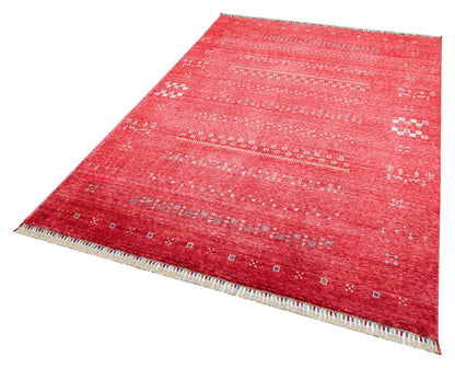 ZR 06 RED  - Otantik Desenli El Emeği ile Üretilen Modern Uşak Halısı
