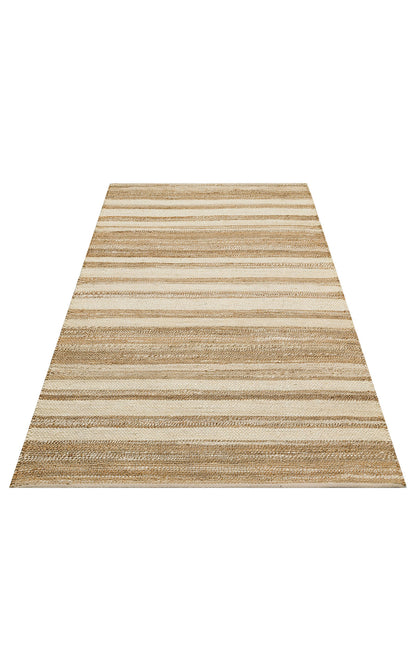 ECH 11 NATURAL WHITE XW  - ECHO - El Dokuma Naturel Jüt Hasır Halı