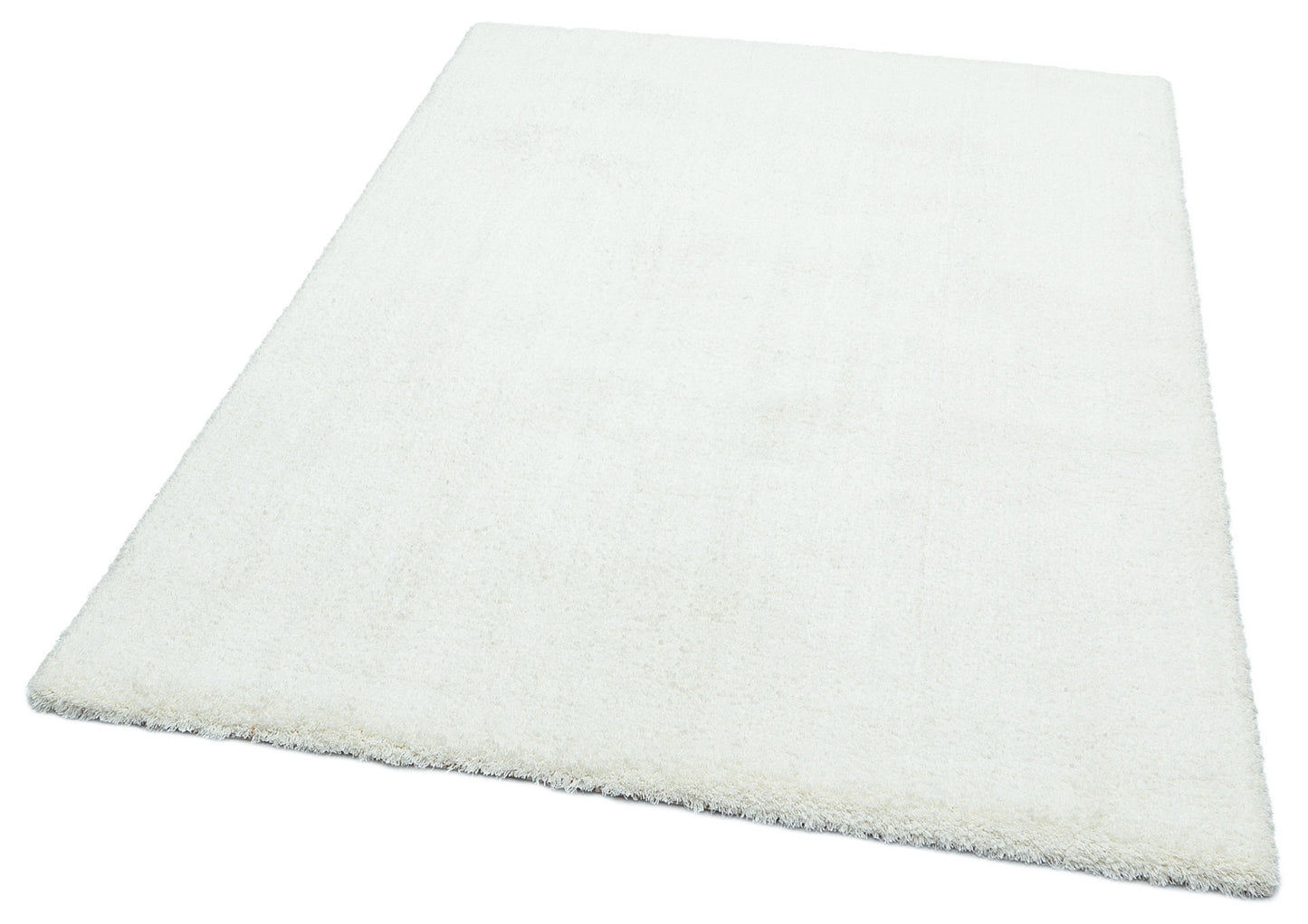 1006 WHITE  - COMFORT - Kolay Kullanımlı Hav Toz Vermez Yumuşak Dokulu Modern Pofuduk Shaggy Halı