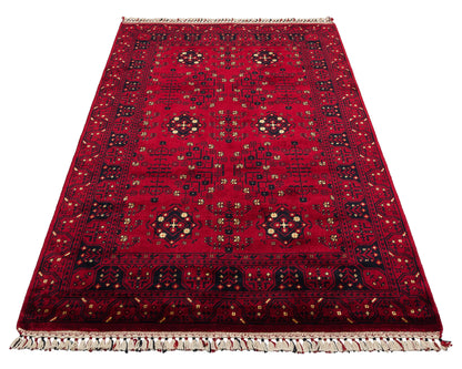959 RED  - NOSTALJI - Afgan / Yağcıbedir El Emeği ile Özel Tezgahlarda Tensel Uşak Halısı