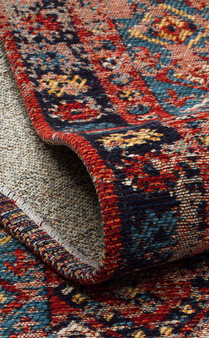 Anadolu Kilim AND 04 MULTY - Yıkanabilir Kaymaz Kilim | Anadolu Desen Kilim