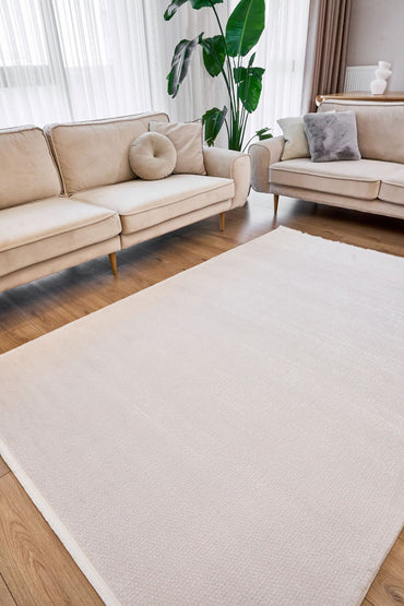 Azur 6541 Açık Gri - Modern Akrilik Halı | Salon Oturma Halısı