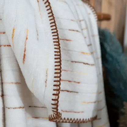 Puledro Pamuklu Battaniye Kahverengi Tek Kişilik