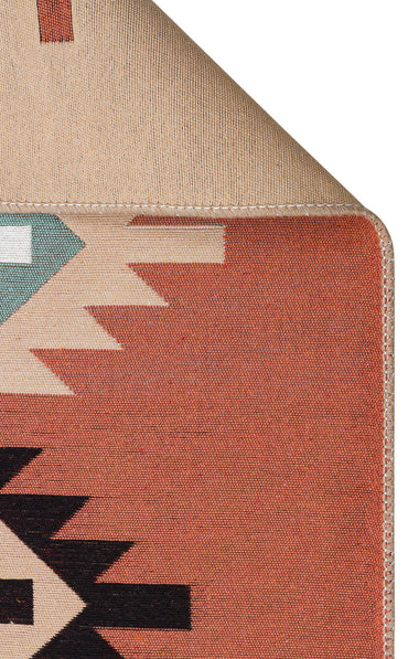Arya AR 39 Çok Renkli - Yıkanabilir Çift Taraflı Modern Dokuma Kilim