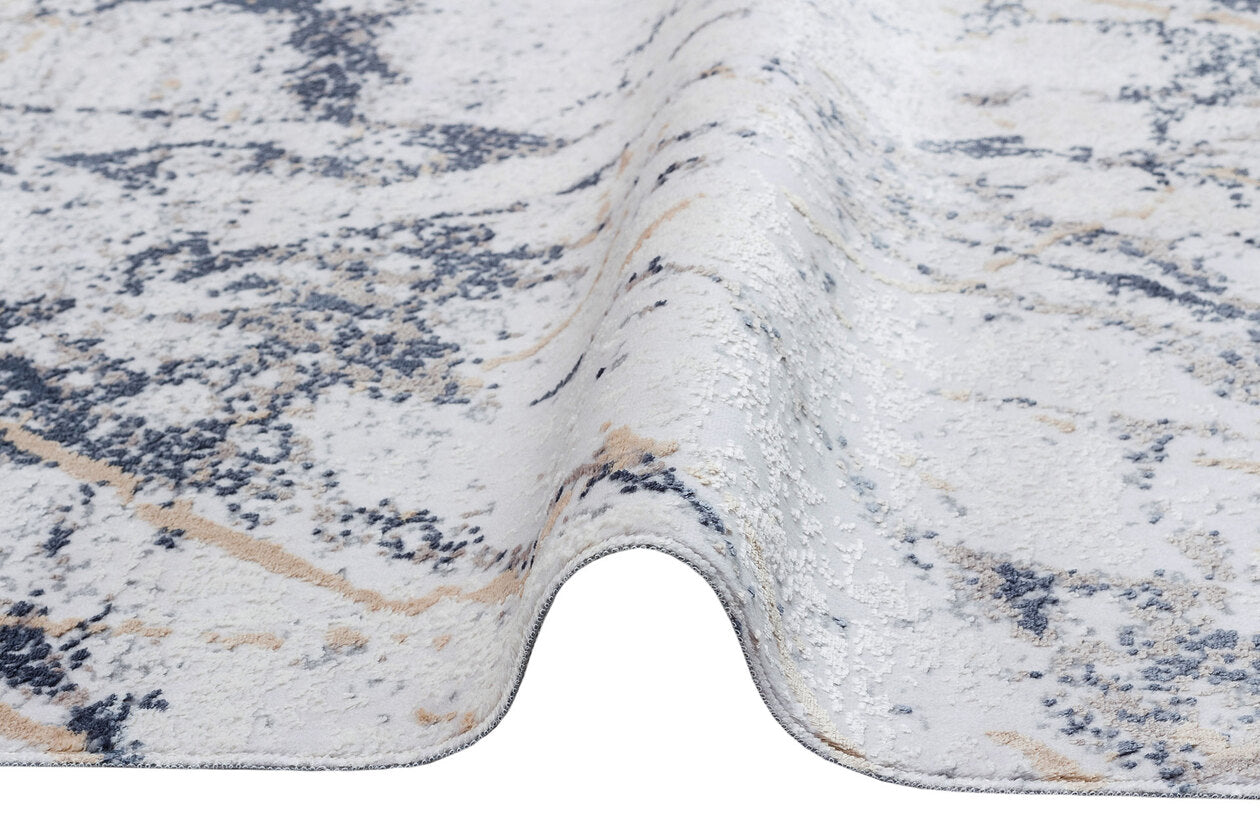 ST 11 SILVER MARINE XXW  - SATEEN - Hav Toz Vermez Yıkanabilir Kaymaz İnce Dokuma Modern Halı 