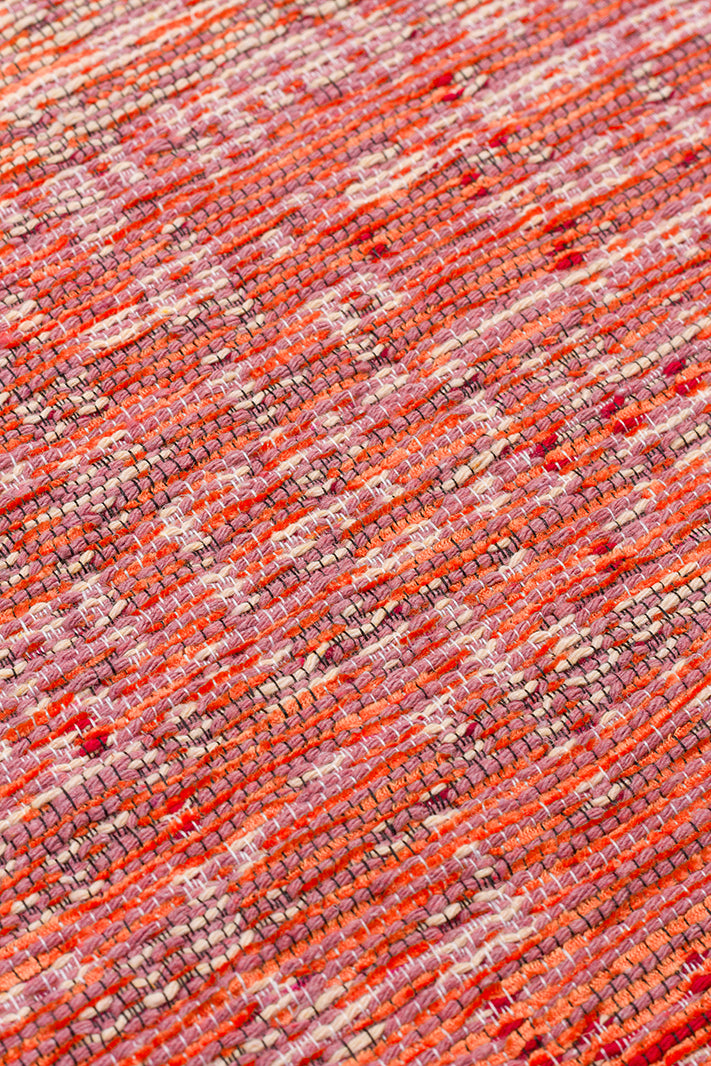 Kutnu Kilim KTN 01 Pembe Ombre Renk Geçişli Çift Taraflı Yıkanabilir Hav Vermez Salon Mutfak Kilimi