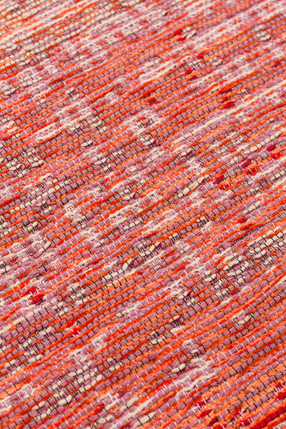 Kutnu Kilim KTN 01 Pembe Ombre Renk Geçişli Çift Taraflı Yıkanabilir Hav Vermez Salon Mutfak Kilimi