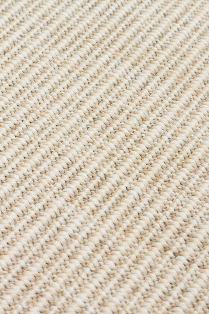  VENTURA SISAL VNT 2706 Krem  BRD Bej  İç ve Dış Mekan Kullanımına Uygun Hav Vermeyen Kolay Temizlenebilir Bordürlü Sisal Görünümlü Halı