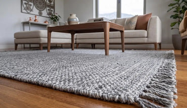 Lupi 407 Gri Sisal Bukle Yumuşak Dokulu Modern Halı