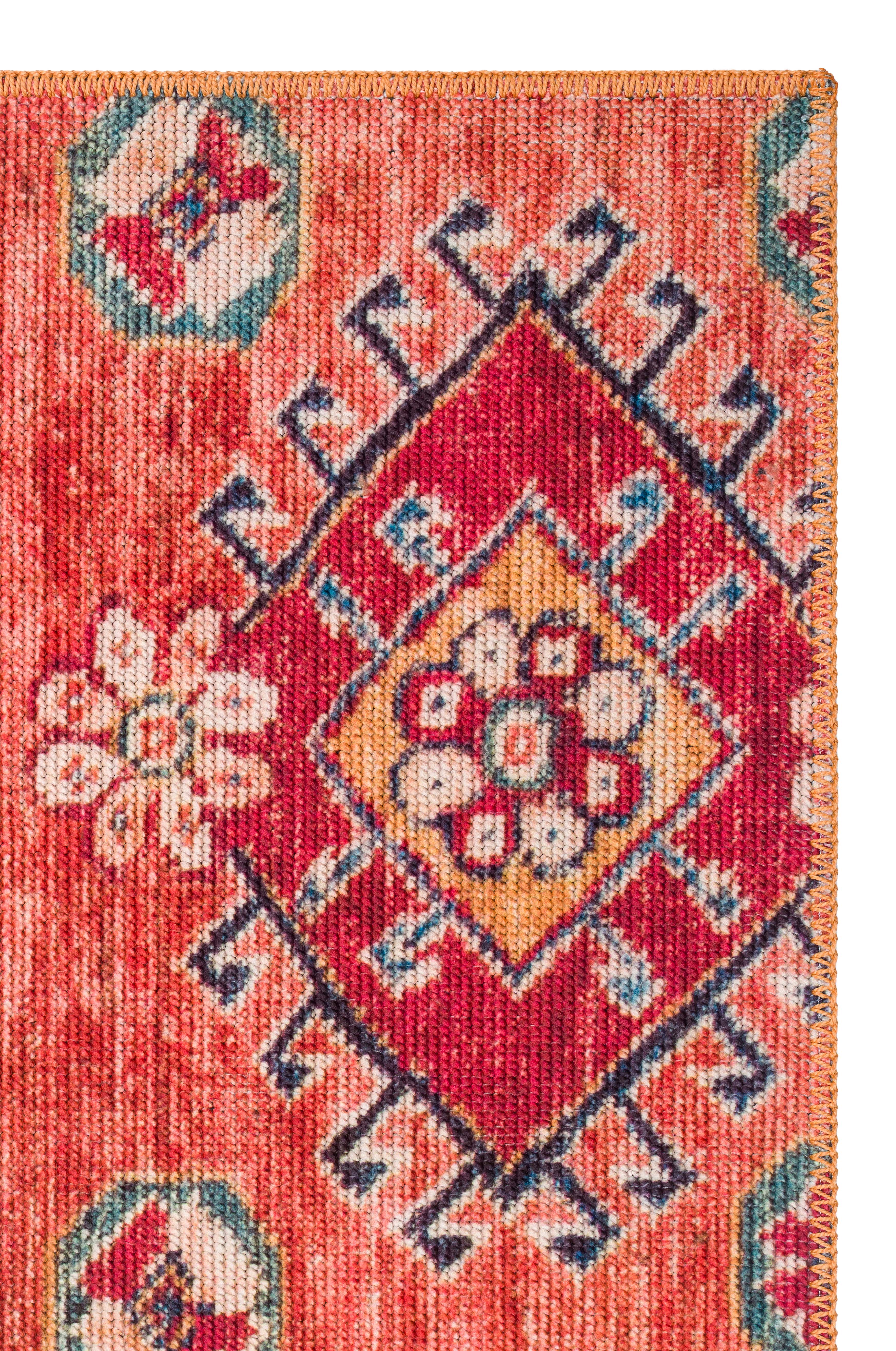 Elista Vintage ELS 205 Multy Vintage Bukle Dokuma Yumuşak Halı Kaymaz Tabanlı Yıkanabilir İnce Modern Dekoratif Halı