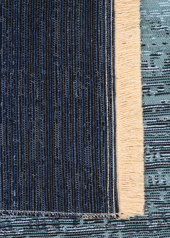 Kutnu Kilim KTN 01 Antrasit Ombre Renk Geçişli Çift Taraflı Yıkanabilir Hav Vermez Salon Kilimi