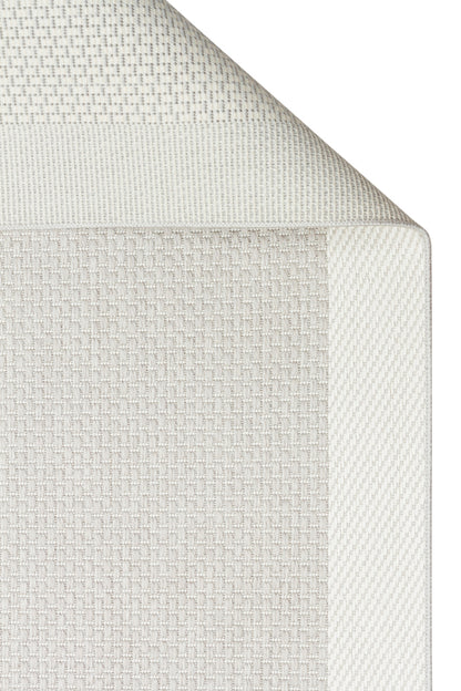 Mono MNO 05 Gri Krem - Yıkanabilir Kaymaz Kilim Halı