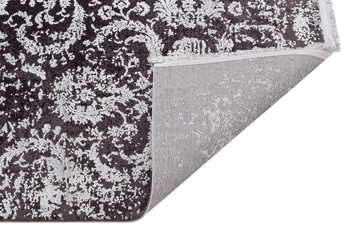 DB 02 ANTRASIT GREY  - CORDOBA - Parlak Yüksek Alçak Dokulu Modern Makine Halısı