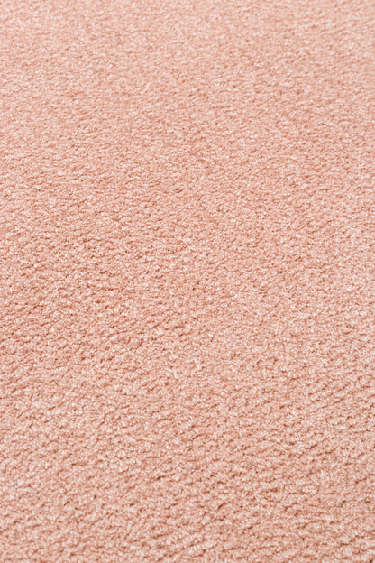 Zen Amorf 04 Pembe Özel Şekilli Kesim Yumuşak Tuşeli Sıkı Dokuma Makine Halısı
