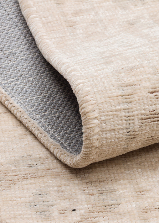 Liza LIZ 03 Bej XW- Düz Pamuk Dokulu Kilim Kaymaz Tabanlı, Yıkanabilir, Uzun Ömürlü Kilim