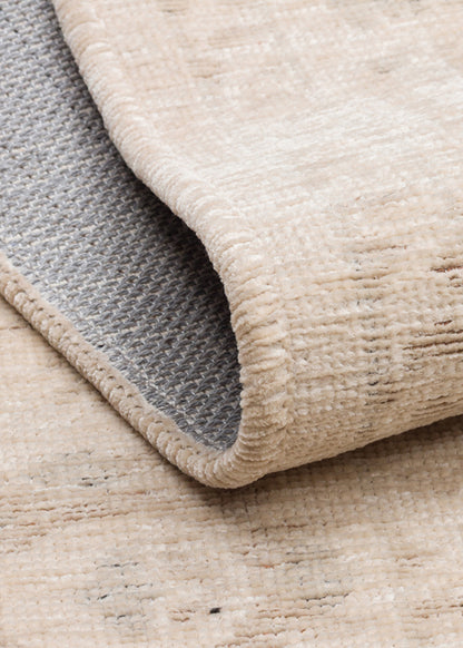 Liza LIZ 03 Bej XW- Düz Pamuk Dokulu Kilim Kaymaz Tabanlı, Yıkanabilir, Uzun Ömürlü Kilim