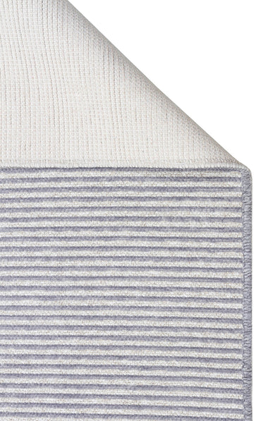 Ada Plain Gri - Yıkanabilir Kaymaz Hav Yapmaz Modern Düz Dokuma Kilim