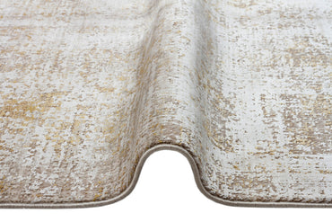 FRESCO XW FS 27 Bej - Eskitme Dokulu Işıltılı Salon Halısı