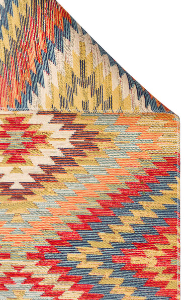 Nomad NMD 07 Toprak - Çift Taraflı Yıkanabilir Kilim | Otantik Kilim