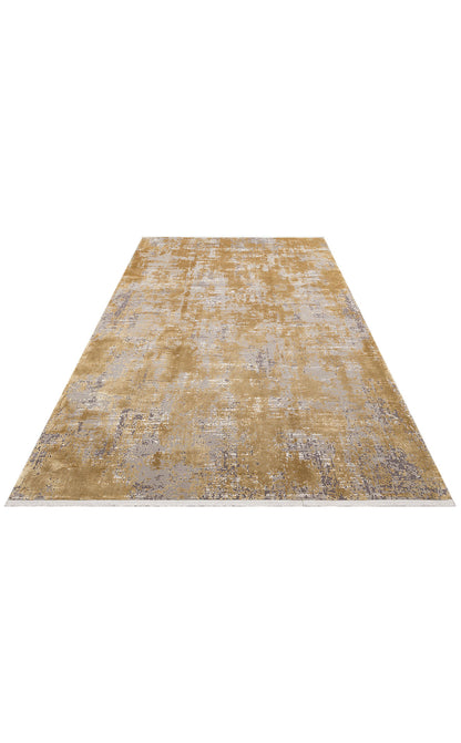 FS 30 GREY GOLD XW  - FRESCO - Yüksek Alçak Dokulu Özel Işıltılı Yüksek Kaliteli Sık Dokuma Modern Salon Halısı