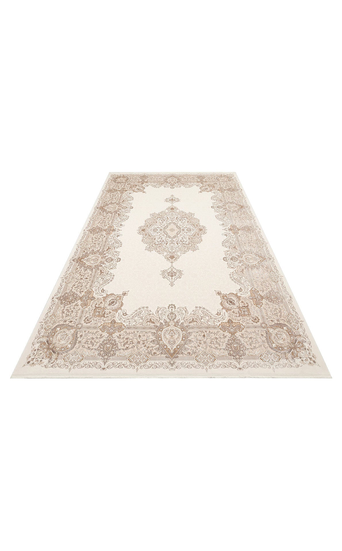 PLM 01 CREAM BEIGE  - PALMIRA - Yüksek Kaliteli Sık Dokuma Modern Salon Halısı