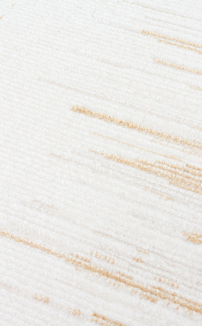 LKY 01 CREAM GOLD  - LYKIA - Sade ve Modern Akrilik Makine Halısı