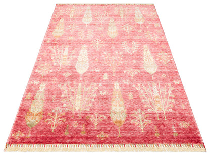 ZR 08 RED AUTUMN  - Otantik Desenli El Emeği ile Üretilen Modern Uşak Halısı