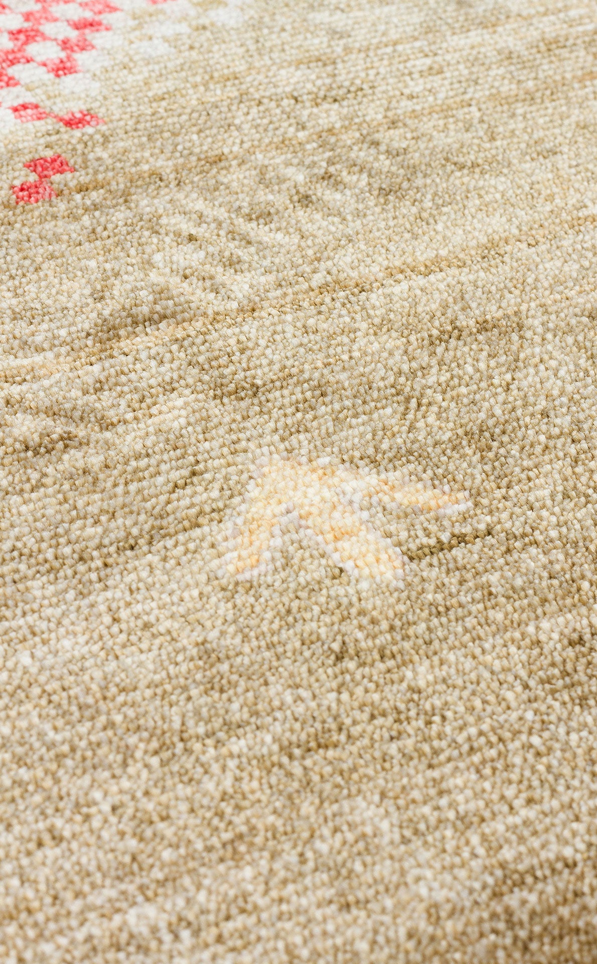 ZR 07 BEIGE AUTUMN Q  - Otantik Desenli El Emeği ile Üretilen Modern Uşak Halısı