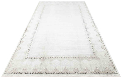 MHL 06 CREAM GREY  - MAHAL - Klasik Desenli Yüksek Kalite Sık Dokuma Salon Halısı