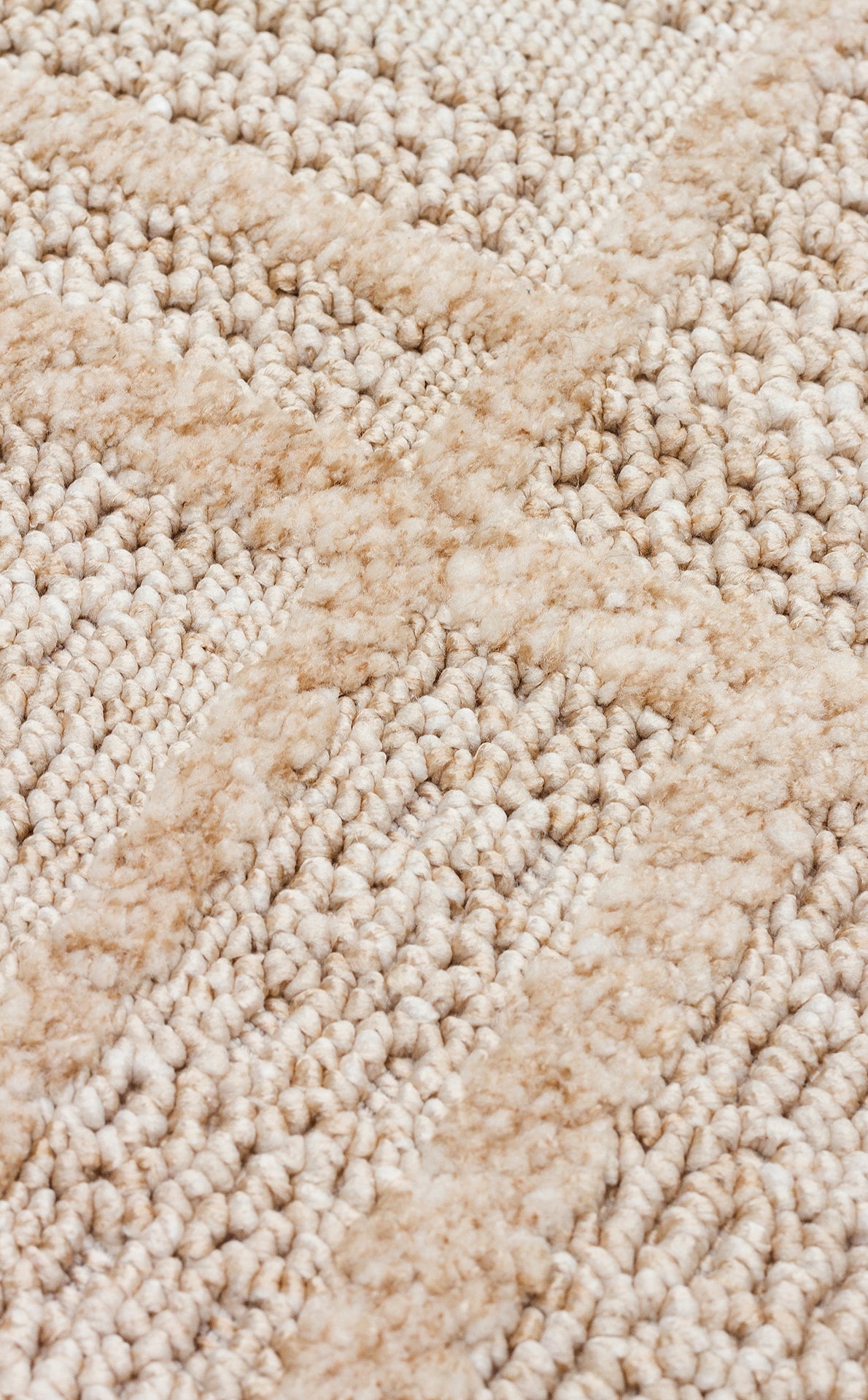 JOY 03 BEIGE  - JOY - Hav Toz Vermeyen Yumuşak dokulu Modern Makine Halısı