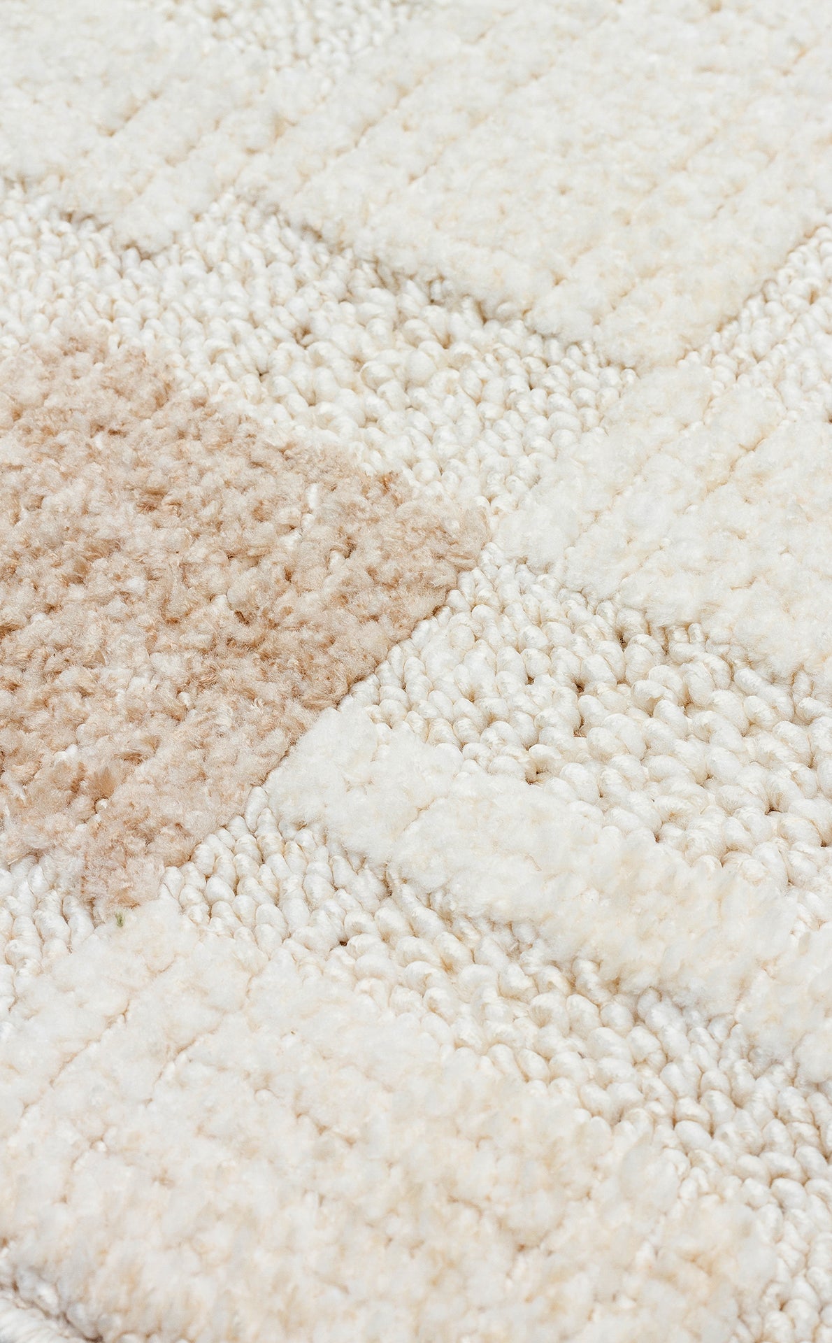 JOY 02 GREEN BEIGE  - JOY - Hav Toz Vermeyen Yumuşak dokulu Modern Makine Halısı